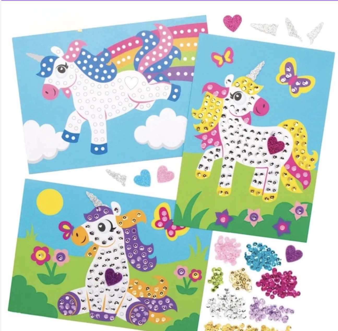 Unicorn Sequin Picture Kits