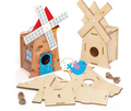 Wooden Windmill Birdhouse